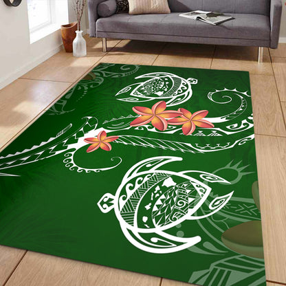 Hawaii Area Rug Polynesian Turtle Map Hawaii Plumeria