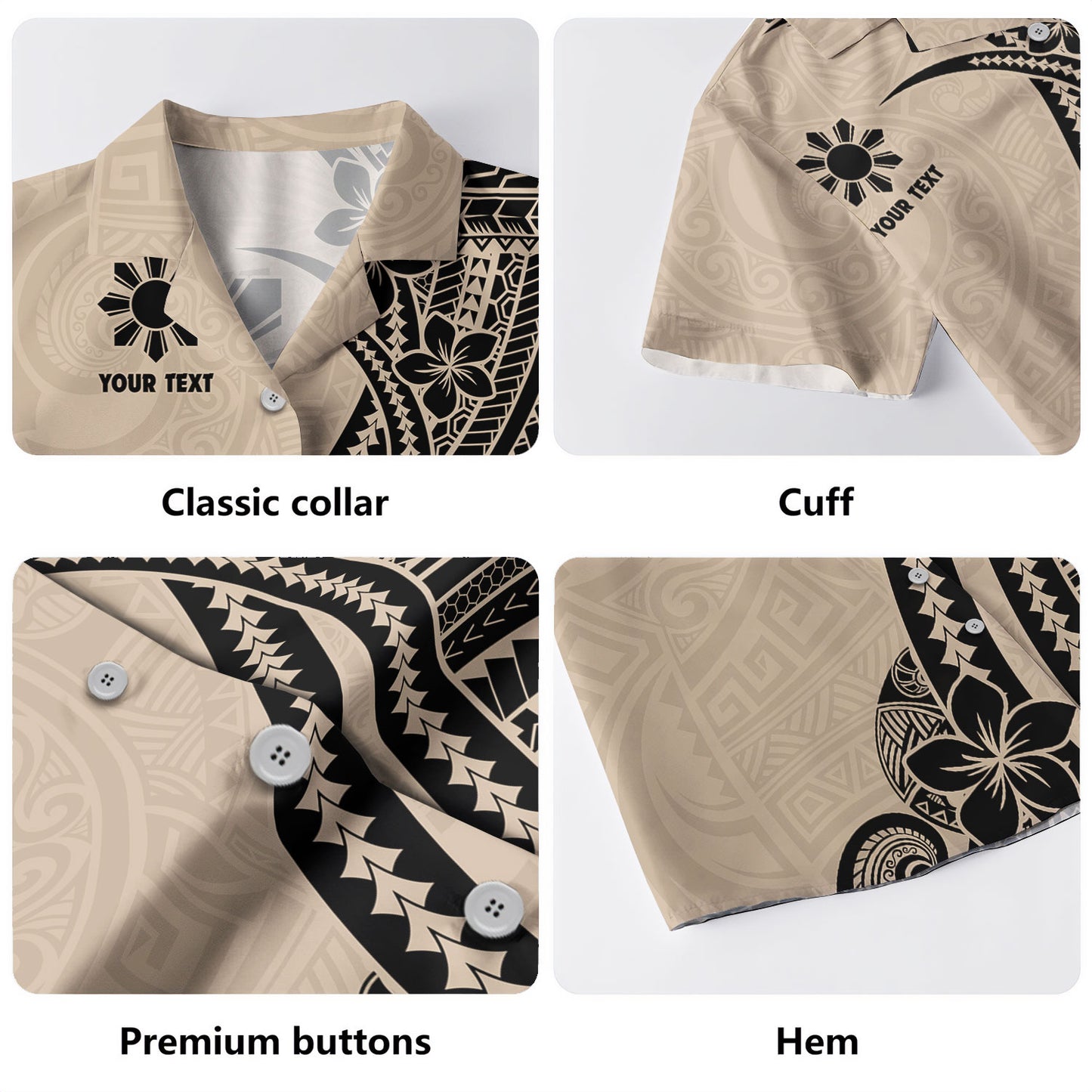 Philippines Filipinos Hawaiian Shirt Polynesia Tattoo Ocean Soul