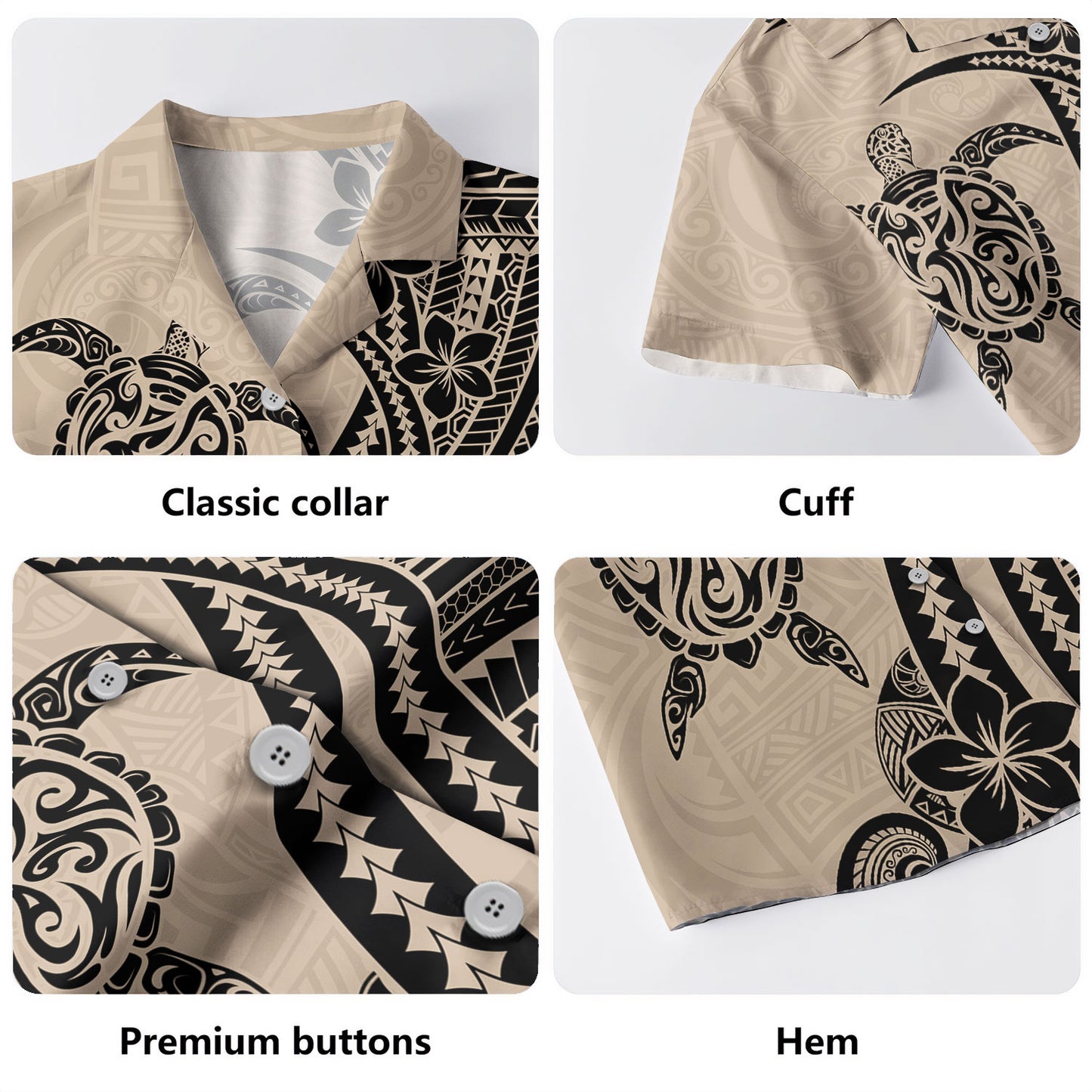 Hawaii Hawaiian Shirt Turtle Polynesia Tattoo Ocean Soul
