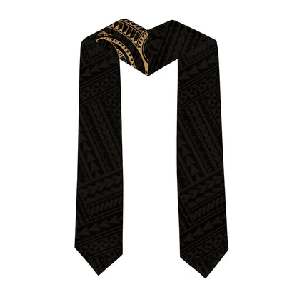 Hawaii Graduation Stole Custom Class 2026 Tribal Wave