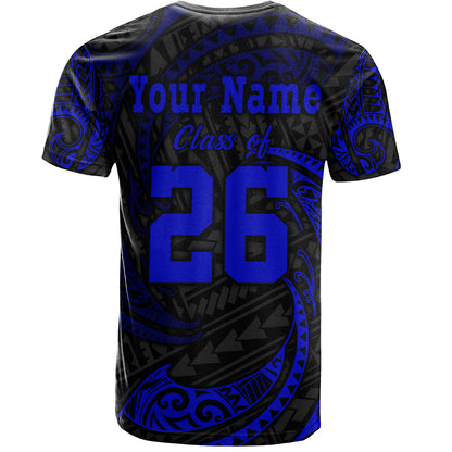 Hawaii T-Shirt Custom Class Of 2026 Tribal Wave