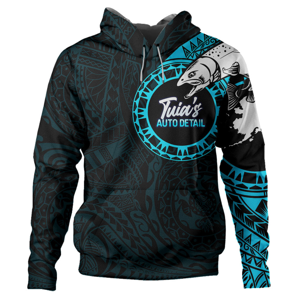 Polynesian Tattoo Style Hoodie Tuia's Auto Detail