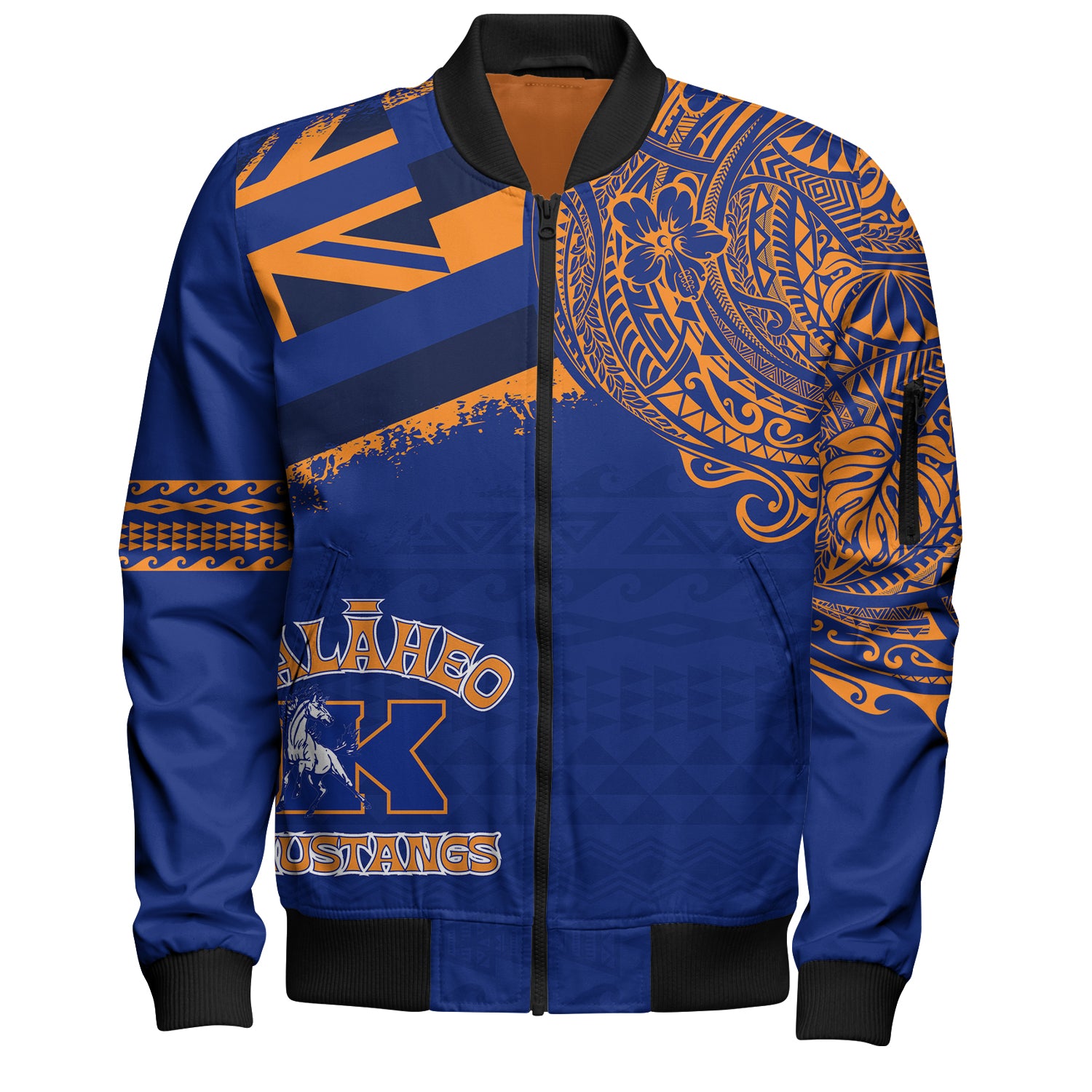 Hawaii Bomber Jacket Kalaheo With Crest Style