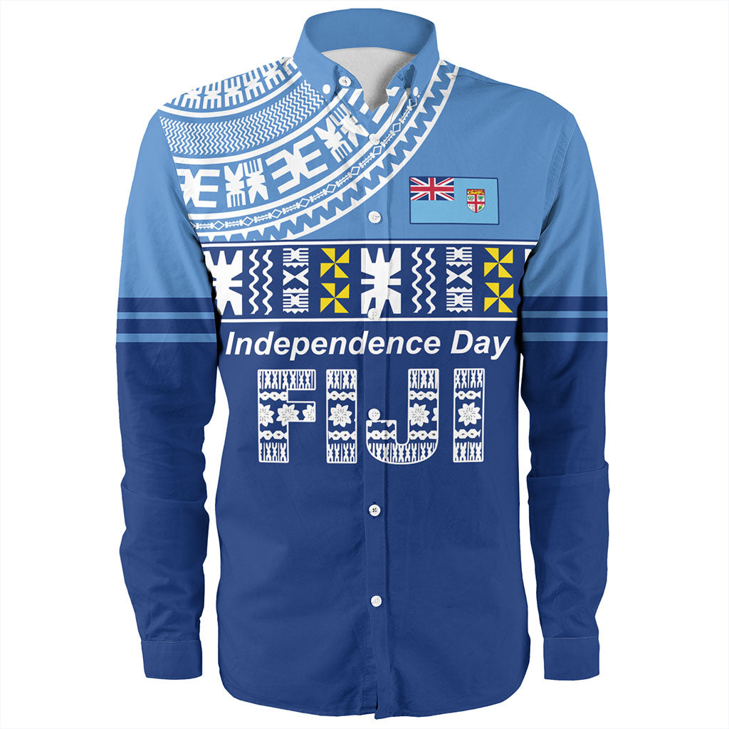 Fiji Long Sleeve Shirt Bula Fijian Independence Day
