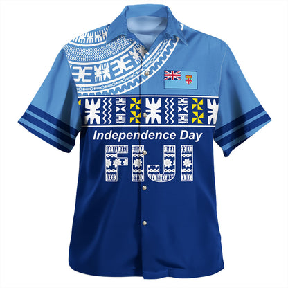 Fiji Hawaiian Shirt Fiji Independence 1970 Tapa Style