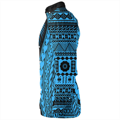 Fiji Long Sleeve Shirt Traditional Tattoo Style Leaf