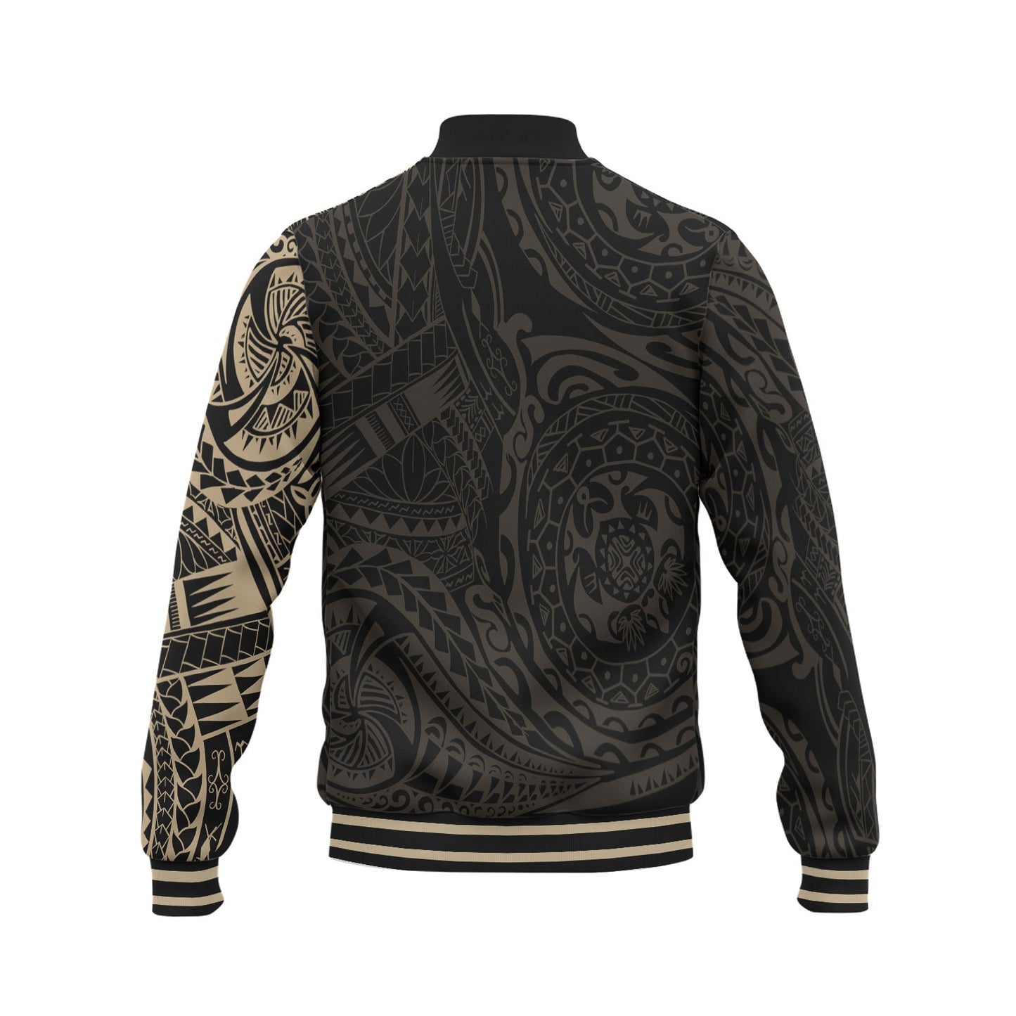 Polynesian Baseball Jacket - Polynesian Tattoo Style