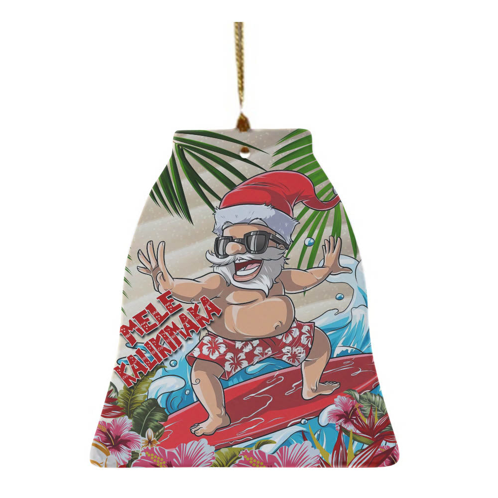 Hawaii Ceramic Ornament  Santa Claus Christmas Tropical