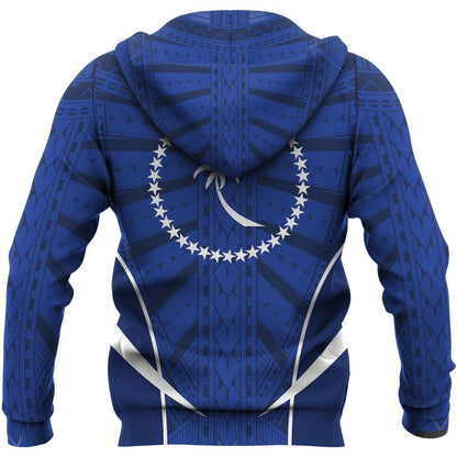 Chuuk Active Special Hoodie - Chuuk Flag Polynesian Tattoo