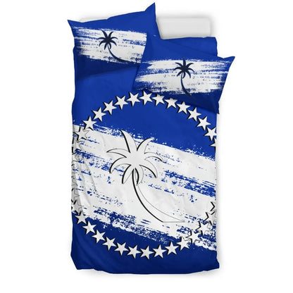 Chuuk Duvet Cover Set - Chuuk Flag Premium (Duvet Covers)