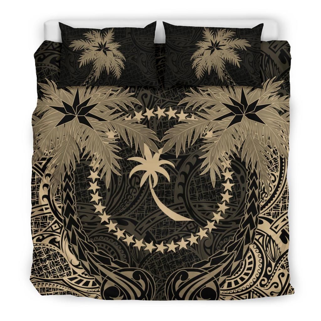 Chuuk Duvet Cover Set - Chuuk Flag Coconut (Duvet Cover)