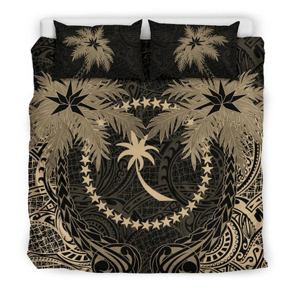 Chuuk Duvet Cover Set - Chuuk Flag Coconut (Duvet Cover)
