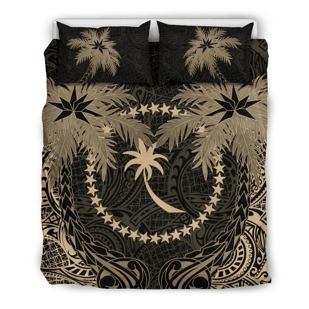 Chuuk Duvet Cover Set - Chuuk Flag Coconut (Duvet Cover)