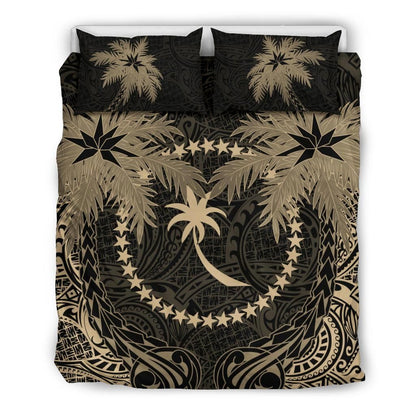 Chuuk Duvet Cover Set - Chuuk Flag Coconut (Duvet Cover)
