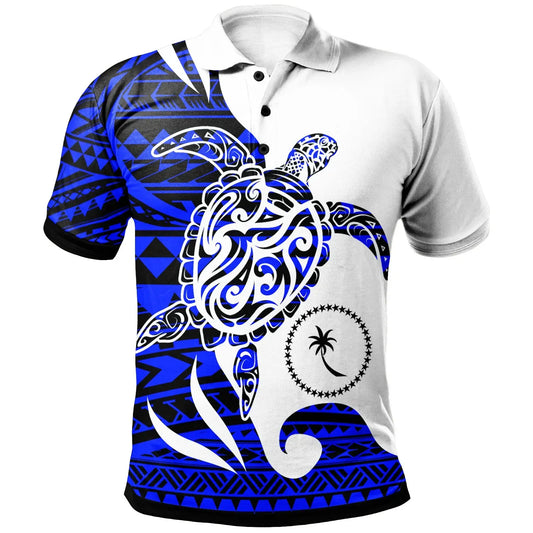 Chuuk Custom Personalised Polo Shirt - Mega Turtle