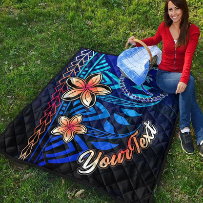 Chuuk Custom Personalised Premium Quilt - Vintage Tribal Mountain