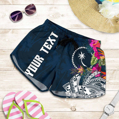 Chuuk Custom Personalised Women Shorts - Summer Vibes