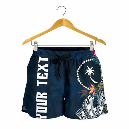 Chuuk Custom Personalised Women Shorts - Summer Vibes