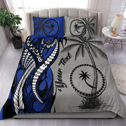 Chuuk Custom Personalized Bedding Set - Classical Coconut Tree