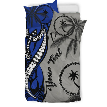 Chuuk Custom Personalized Bedding Set - Classical Coconut Tree