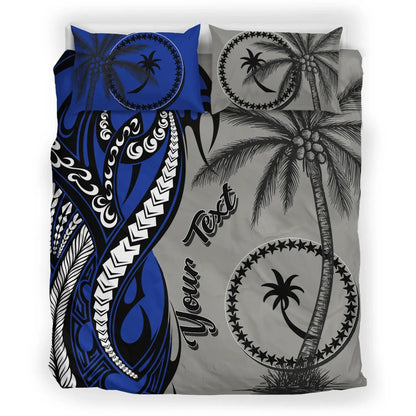 Chuuk Custom Personalized Bedding Set - Classical Coconut Tree