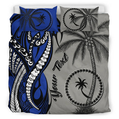 Chuuk Custom Personalized Bedding Set - Classical Coconut Tree
