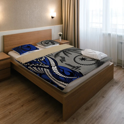 Chuuk Custom Personalized Bedding Set - Classical Coconut Tree