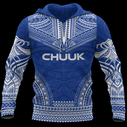 Chuuk Flag Polynesian Chief Hoodie