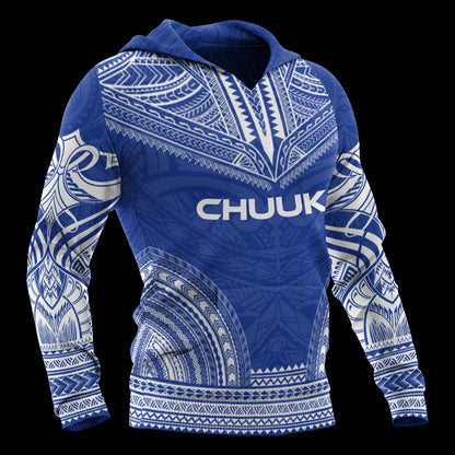 Chuuk Flag Polynesian Chief Hoodie