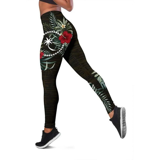 Chuuk Hibiscus Legging