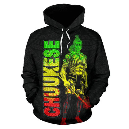 Chuuk Hoodie - Micronesia Chuukese Warrior Reggae