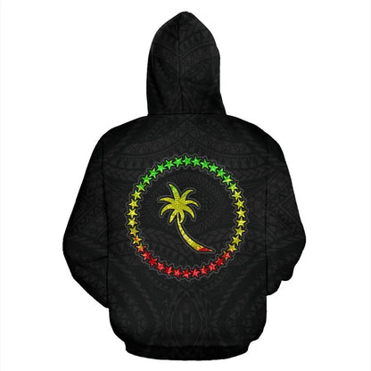 Chuuk Hoodie - Micronesia Chuukese Warrior Reggae