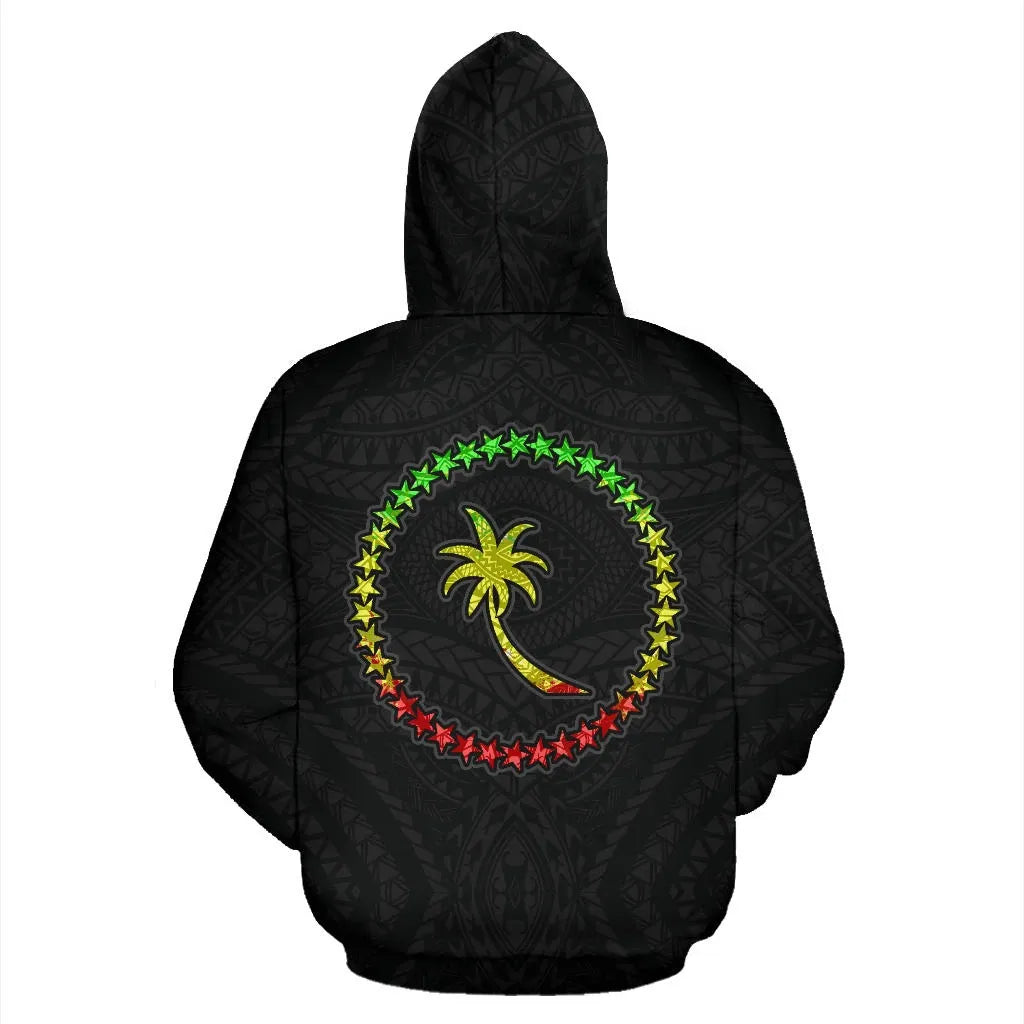 Chuuk Hoodie - Micronesia Chuukese Warrior Reggae