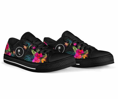 Chuuk Low Top Shoes - Micronesian Hibiscus