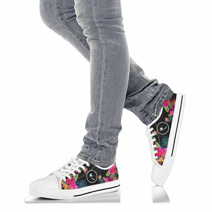 Chuuk Low Top Shoes - Micronesian Hibiscus