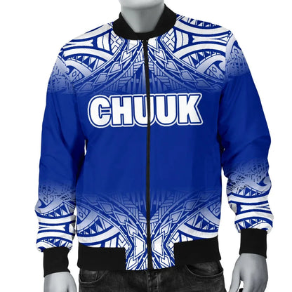 Chuuk Bomber Jacket - Fog Blue Style