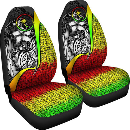 Chuuk Micronesian Car Seat Covers Reggae - Turtle With Hook