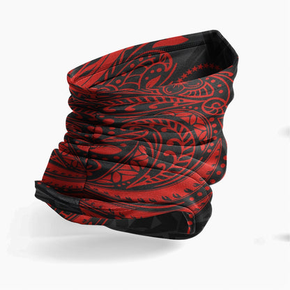 Chuuk Neck Gaiter - Floral Tattoo Red