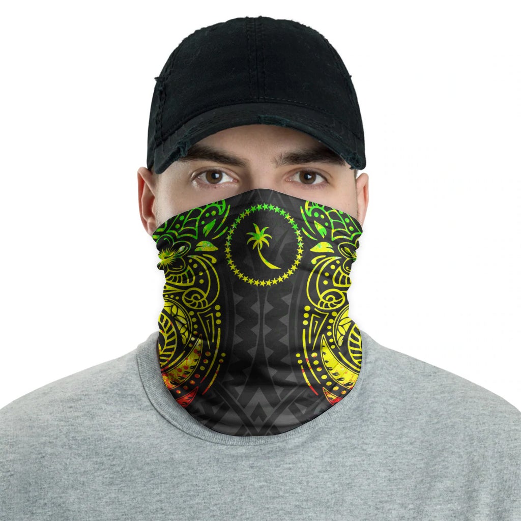Chuuk Neck Gaiter - Floral Tattoo Reggae