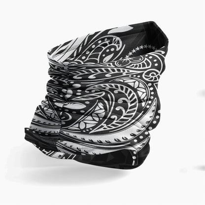 Chuuk Neck Gaiter - Floral Tattoo White