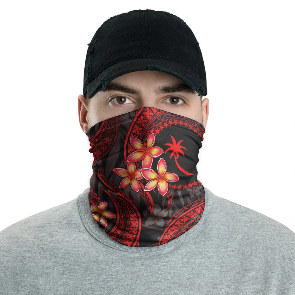 Chuuk Neck Gaiter - Plumeria Red