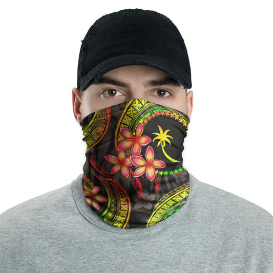 Chuuk Neck Gaiter - Plumeria Reggae