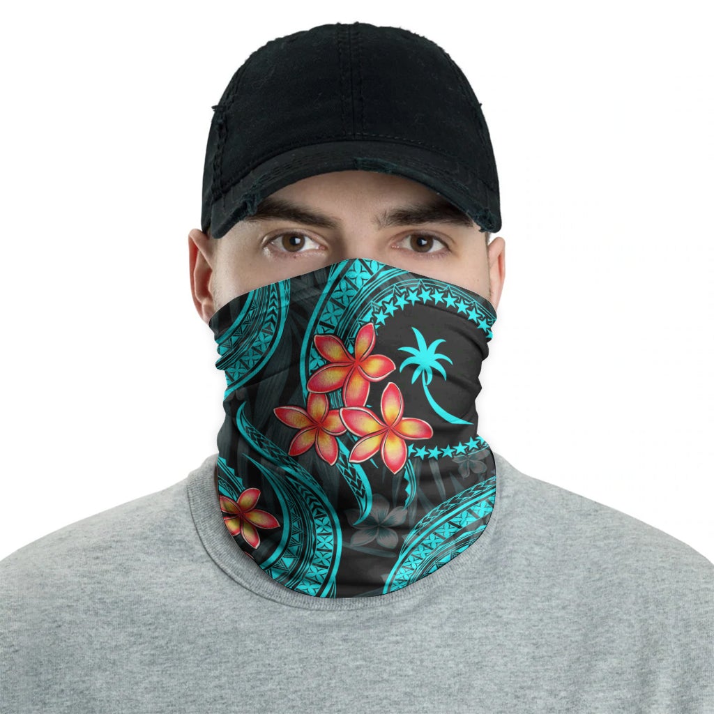 Chuuk Neck Gaiter - Plumeria Turquoise