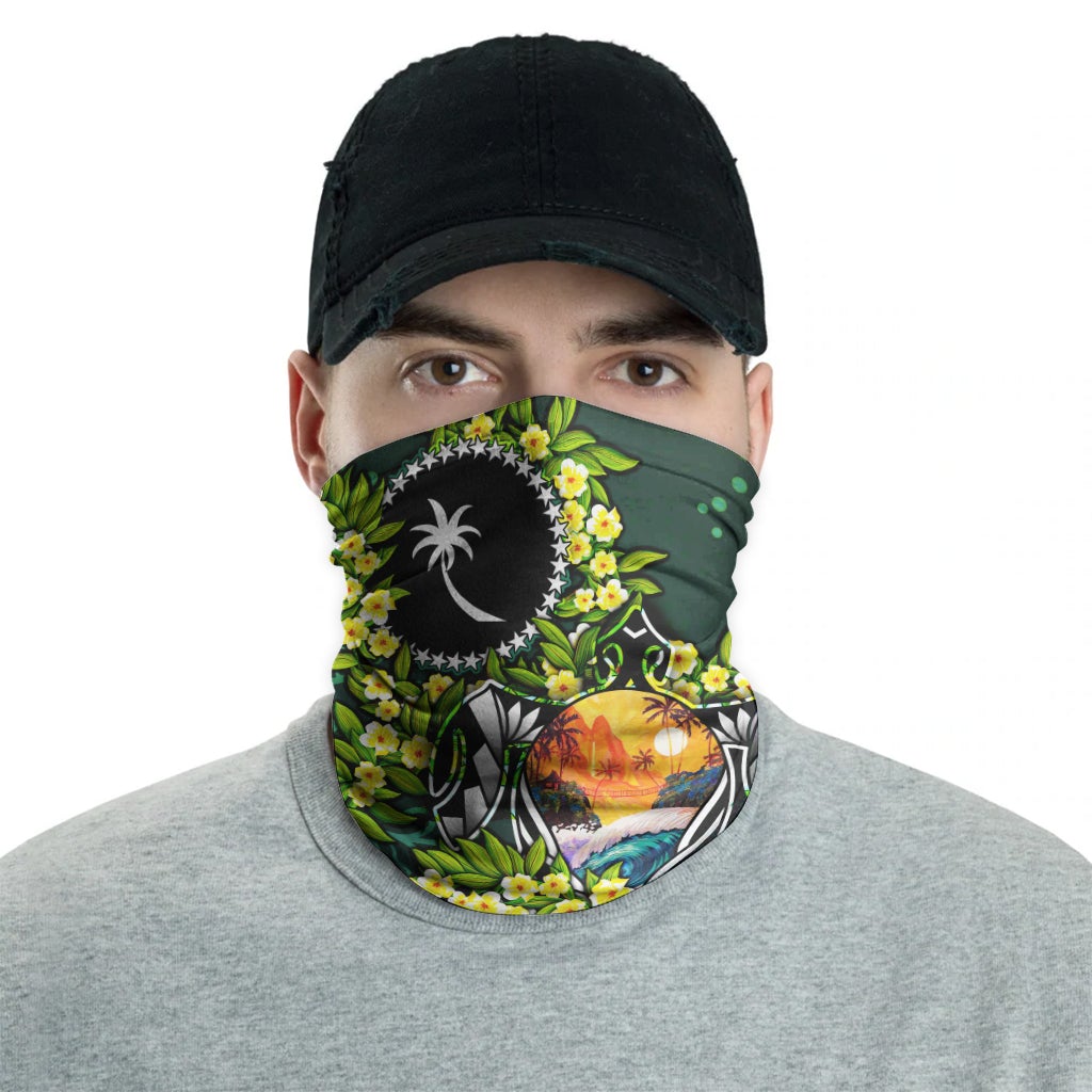 Chuuk Neck Gaiter - Ti Leaf Lei Turtle