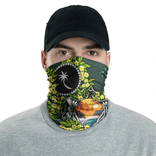 Chuuk Neck Gaiter - Ti Leaf Lei Turtle