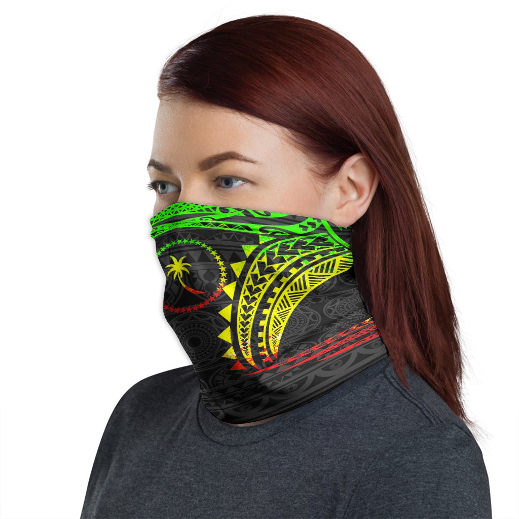 Chuuk Neck Gaiter - Tribal Pattern Reggae