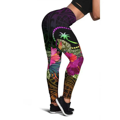 Chuuk Personalised Legging - Summer Hibiscus
