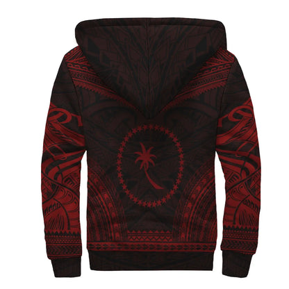 Chuuk Sherpa Hoodie - Polynesian Chief Red Version