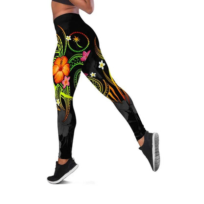 Chuuk Polynesian Legging - Legend of Chuuk (Reggae)
