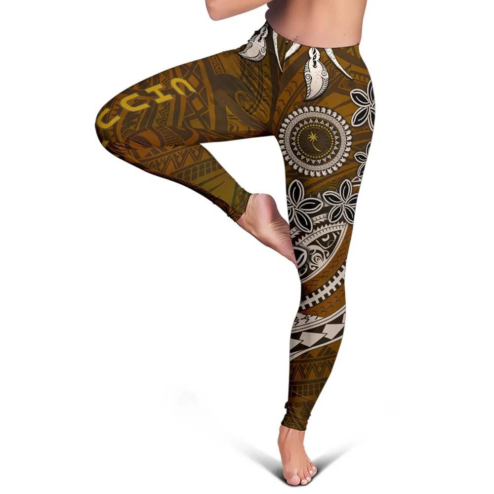 Chuuk Polynesian Legging - Polynesian Boar tusk
